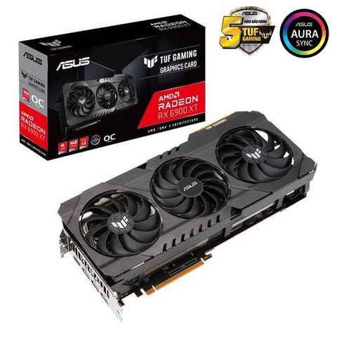  VGA Asus Radeon RX 6900 XT 16GB GDDR6 TUF Gaming OC (TUF-RX 6900XT-O16GB-GAMING) 