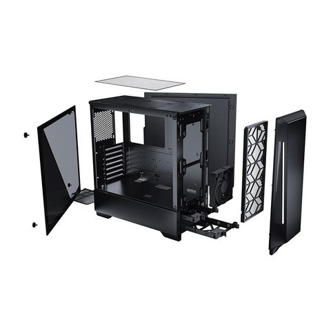  Case PHANTEKS Eclipse P360X Tempered Glass, Digital RGB Lighting, Black 