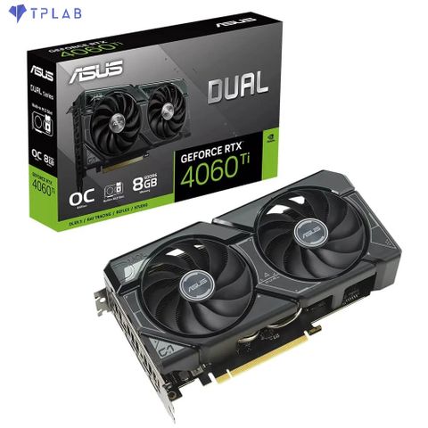  ASUS Dual GeForce RTX 4060 Ti SSD OC Edition – 8GB GDDR6 