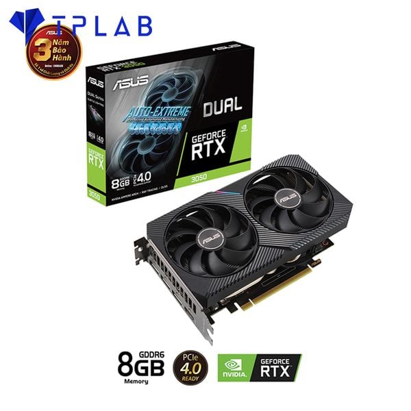  ASUS DUAL RTX 3050 8GB GDDR6 