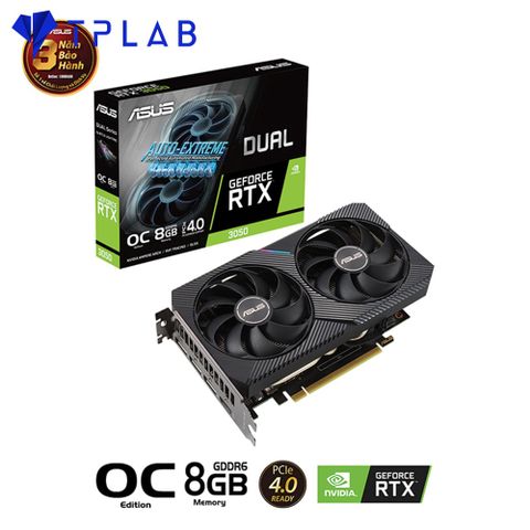  ASUS DUAL RTX 3050 8GB OC GDDR6 