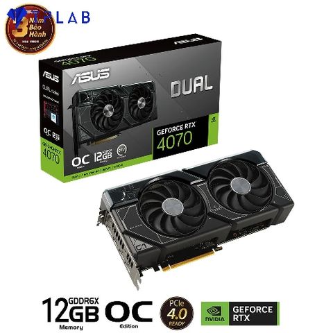  ASUS Dual GeForce RTX 4070 OC Edition 12GB GDDR6X 