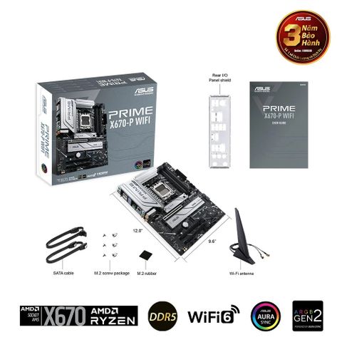  ASUS PRIME X670-P WIFI DDR5 