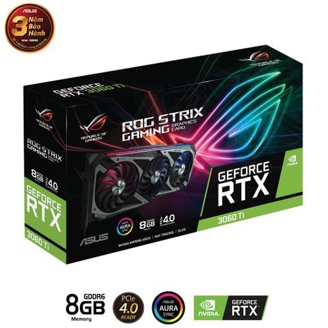  ASUS ROG STRIX RTX 3060 Ti GAMING 8GB GDDR6 