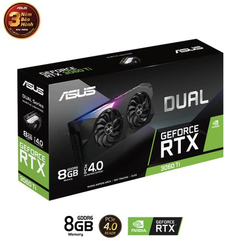  ASUS RTX 3060 Ti DUAL 8GB GDDR6 