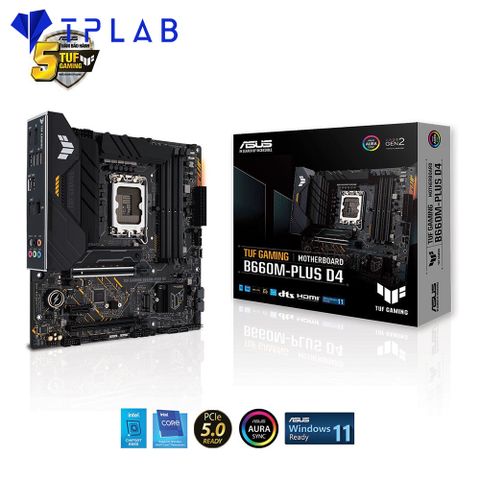  ASUS TUF GAMING B660M PLUS DDR4 