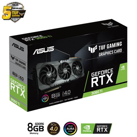  ASUS TUF GAMING RTX 3060 Ti 8GB GDDR6 