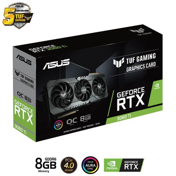  ASUS TUF GAMING RTX 3060 Ti OC 8GB GDDR6 