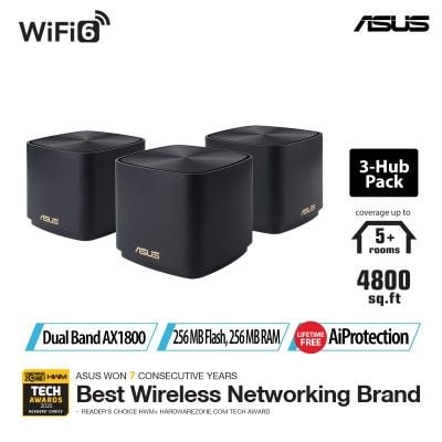  Router Wifi ASUS ZenWiFi AX mini XD4 ( 3-PK) 