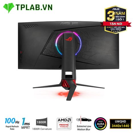  Màn hình cong ASUS ROG Strix XG35VQ 35” VA 2K 100Hz FreeSync chuyên game 