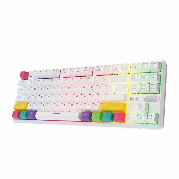  Bàn Phím AJAZZ K870T RGB White HOTSWAP ( Huano Switch ) 