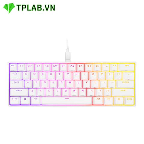  Bàn phím cơ CORSAIR K65 RGB MINI WHITE 