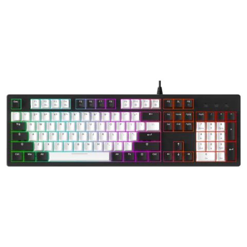  Bàn phím cơ Gaming DAREU EK104 WHITE x BLACK 