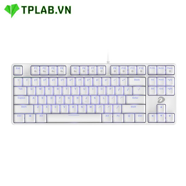  Bàn phím DAREU EK87 WHITE (ICE-BLUE LED) 