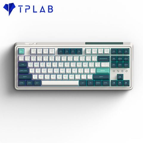  Bàn phím FL-Esports CMK87 Ice Mint 3 Mode ( Kallih Switch ) (USBC/Hotswap/Bluetooth/AAA) 