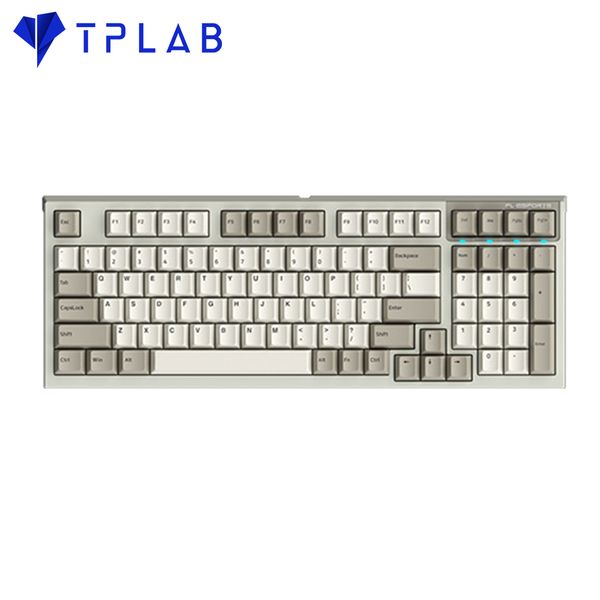  Bàn phím FL-Esports FL980CPS Retro Grey ( Kallih Switch ) 