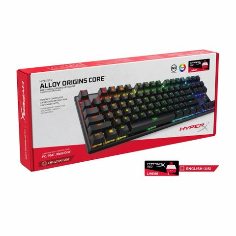  Bàn phím Kingston HyperX Alloy Origins Core TKL RGB ( HyperX Switch ) 