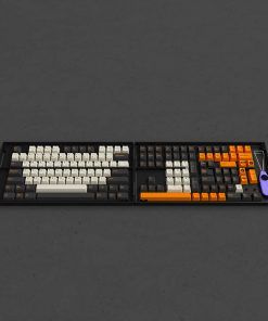  AKKO Keycap set – Carbon Retro (PBT Double-Shot/Cherry profile/229 nút) 