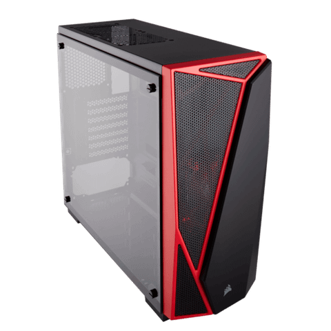  Case CORSAIR SPEC-04 Black/Red Mid Tower 