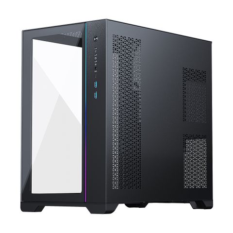  CASE METALLIC GEAR Neo Qube ATX Case, Digital RGB, Glass, Black 