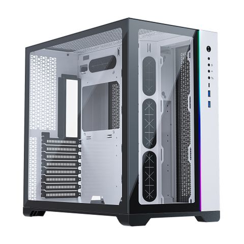  CASE METALLIC GEAR Neo Qube ATX Case, Digital RGB, Glass, White 