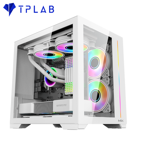  Case máy tính Mik Lv12 Mini Elite White 