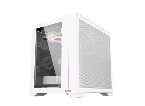  Case máy tính Mik Lv12 Mini Elite White 
