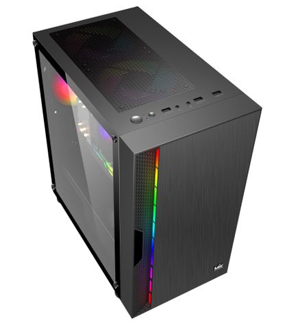  case MIK TM06 Black ( LED TRIP RGB ) 