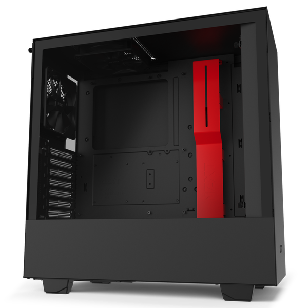  Case NZXT H510 MATTE BLACK/RED (MId - Tower) 