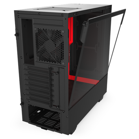  Case NZXT H510 MATTE BLACK/RED (MId - Tower) 