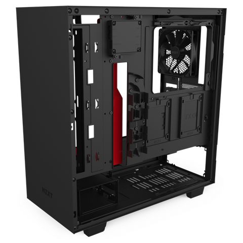  Case NZXT H510i MATTE BLACK/RED (MId - Tower) 