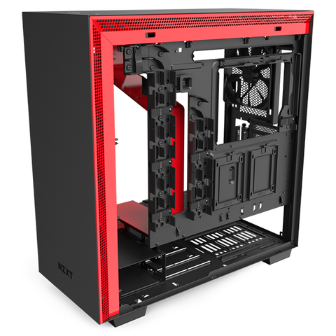  Case NZXT H710i MATTE BLACK/RED (MId - Tower) 