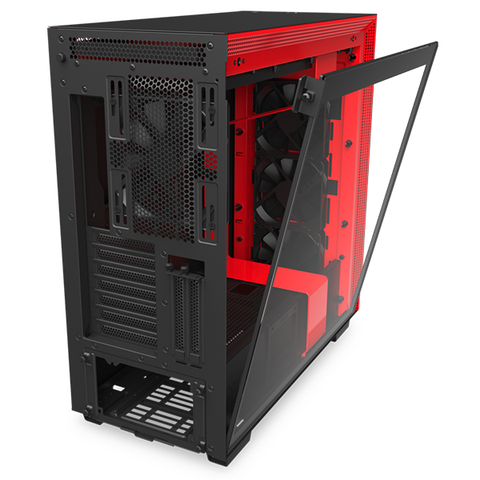  Case NZXT H710i MATTE BLACK/RED (MId - Tower) 