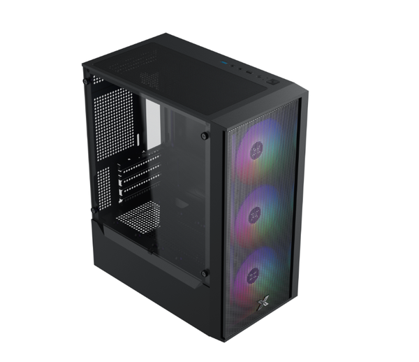  Case Xigmatek MYX Air 3F - Black , Sẵn 3 fan led 