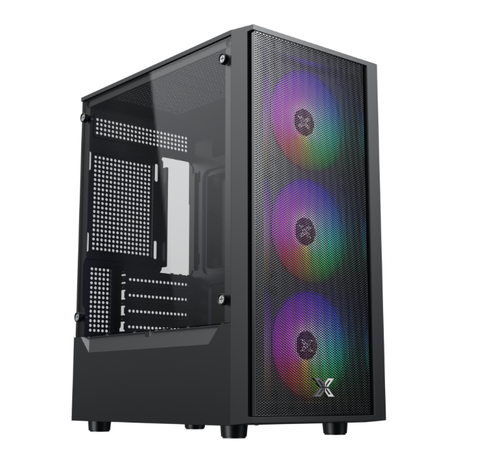  Case Xigmatek MYX Air 3F - Black , Sẵn 3 fan led 