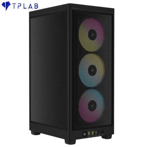  Case máy tính CORSAIR 2000D RGB AIRFLOW Mini-ITX - Black 