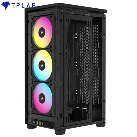  Case máy tính CORSAIR 2000D RGB AIRFLOW Mini-ITX - Black 