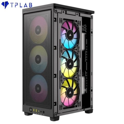  Case máy tính CORSAIR 2000D RGB AIRFLOW Mini-ITX - Black 