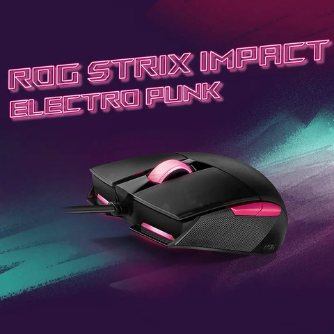  Chuột ASUS ROG Strix Impact II Electro Punk 