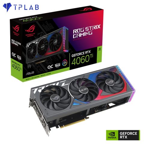  ASUS ROG Strix GeForce RTX 4060 Ti OC Edition 16GB GDDR6 