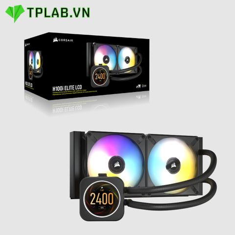  Tản nhiệt nước AIO CORSAIR H100i ELITE LCD 