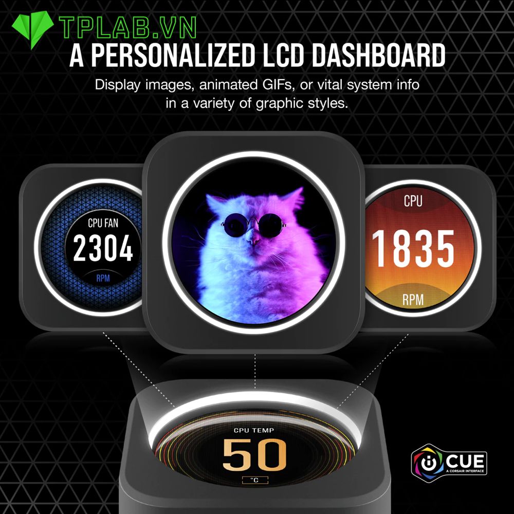  Tản nhiệt nước AIO CORSAIR H170i ELITE LCD 