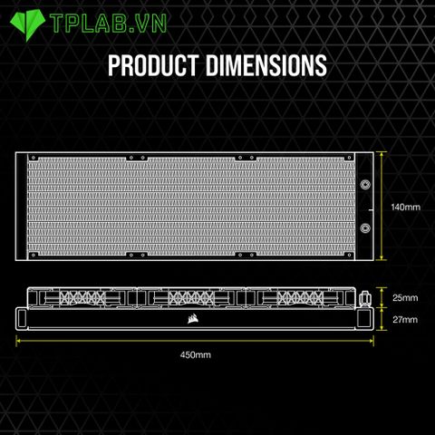  Tản nhiệt nước AIO CORSAIR H170i ELITE LCD 