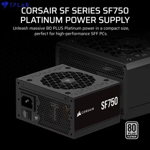  Nguồn máy tính Corsair SF Series SF750 Fully Modular 80 PLUS Platinum SFX ( CP-9020284-NA ) PCIE 5.1 