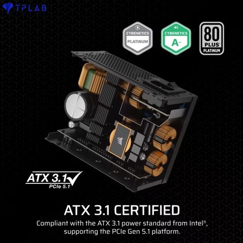  Nguồn máy tính Corsair SF Series SF750 Fully Modular 80 PLUS Platinum SFX ( CP-9020284-NA ) PCIE 5.1 