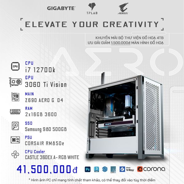  Cấu Hình PC Đồ Họa 2D Core i7 