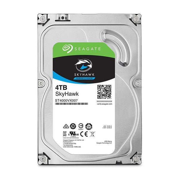  HDD Seagate SkyHawk 4TB 3.5 inch SATA III 64MB Cache 5400RPM ST4000VX007 