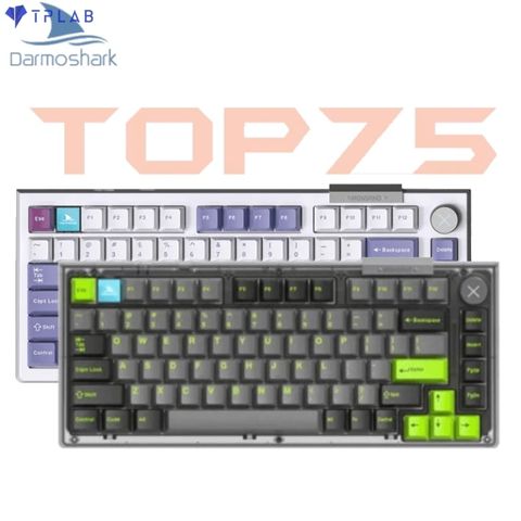  Bàn phím cơ không dây Darmoshark TOP75 Trio-mode 