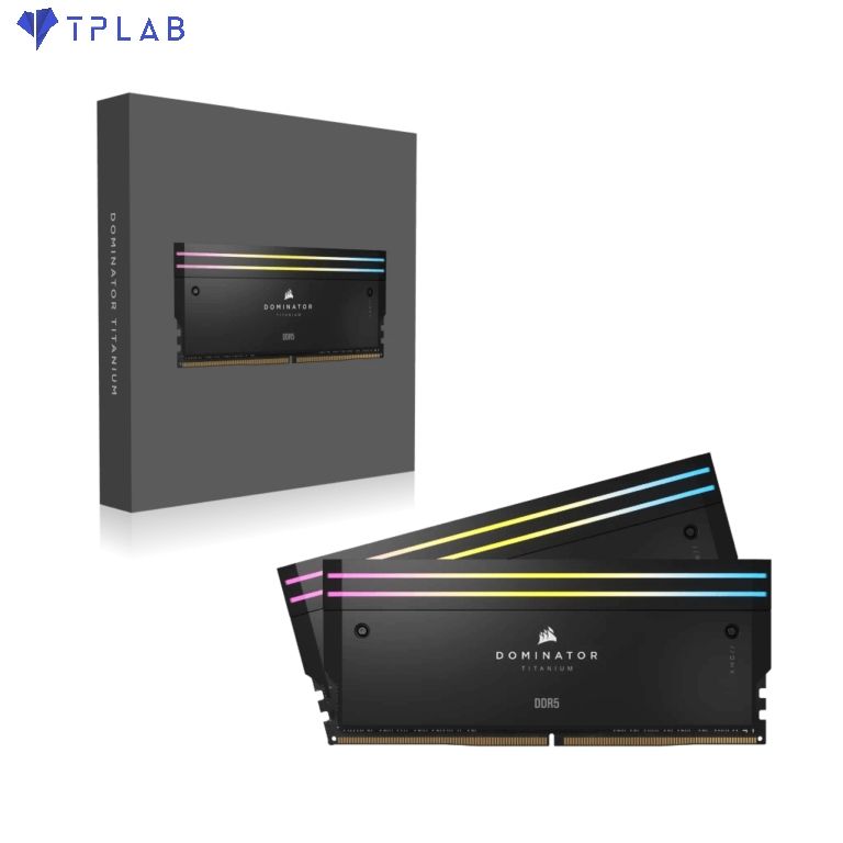  RAM Corsair DOMINATOR TITANIUM RGB 48GB (2x48GB) DDR5 6000MHz Black - CMP96GX5M2B6000Z30 
