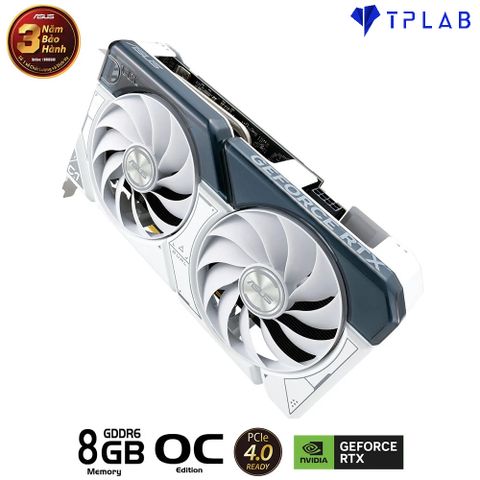  ASUS Dual GeForce RTX 4060 Ti White OC Edition 8GB GDDR6 